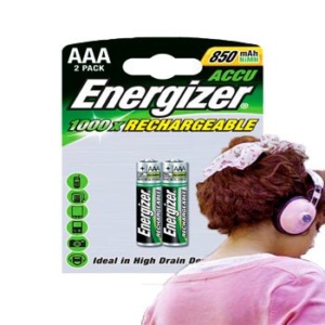 pilas recargables triple AAA