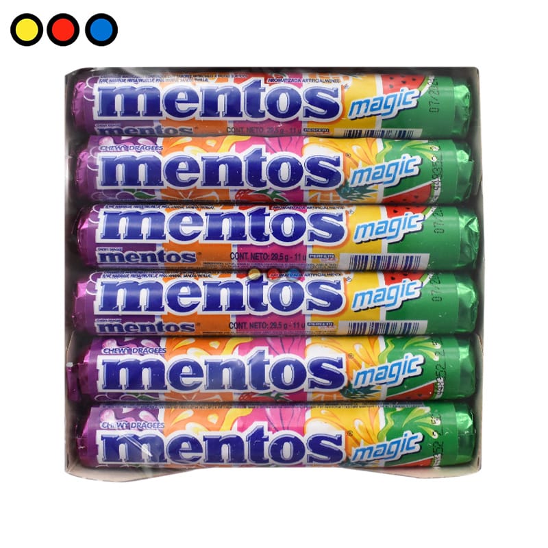 Caramelos Mentos Magic 29,5 g por mayor - Distribuidora Pop
