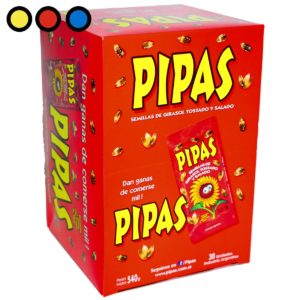 Caja de Pipas saladas x30 bolsitas por mayor - Distribuidora Pop