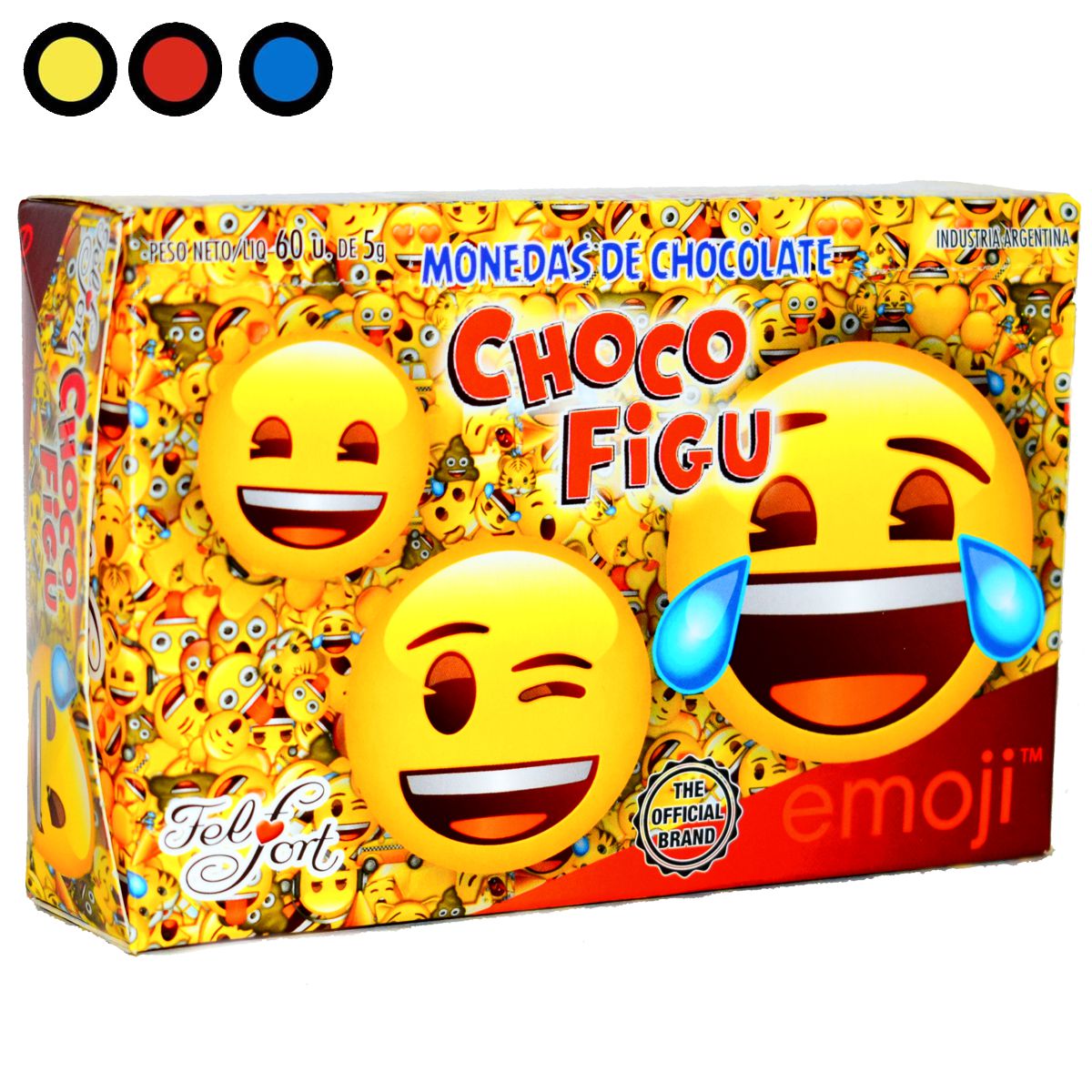 chocolate felfort moneditas emoji mayorista precio