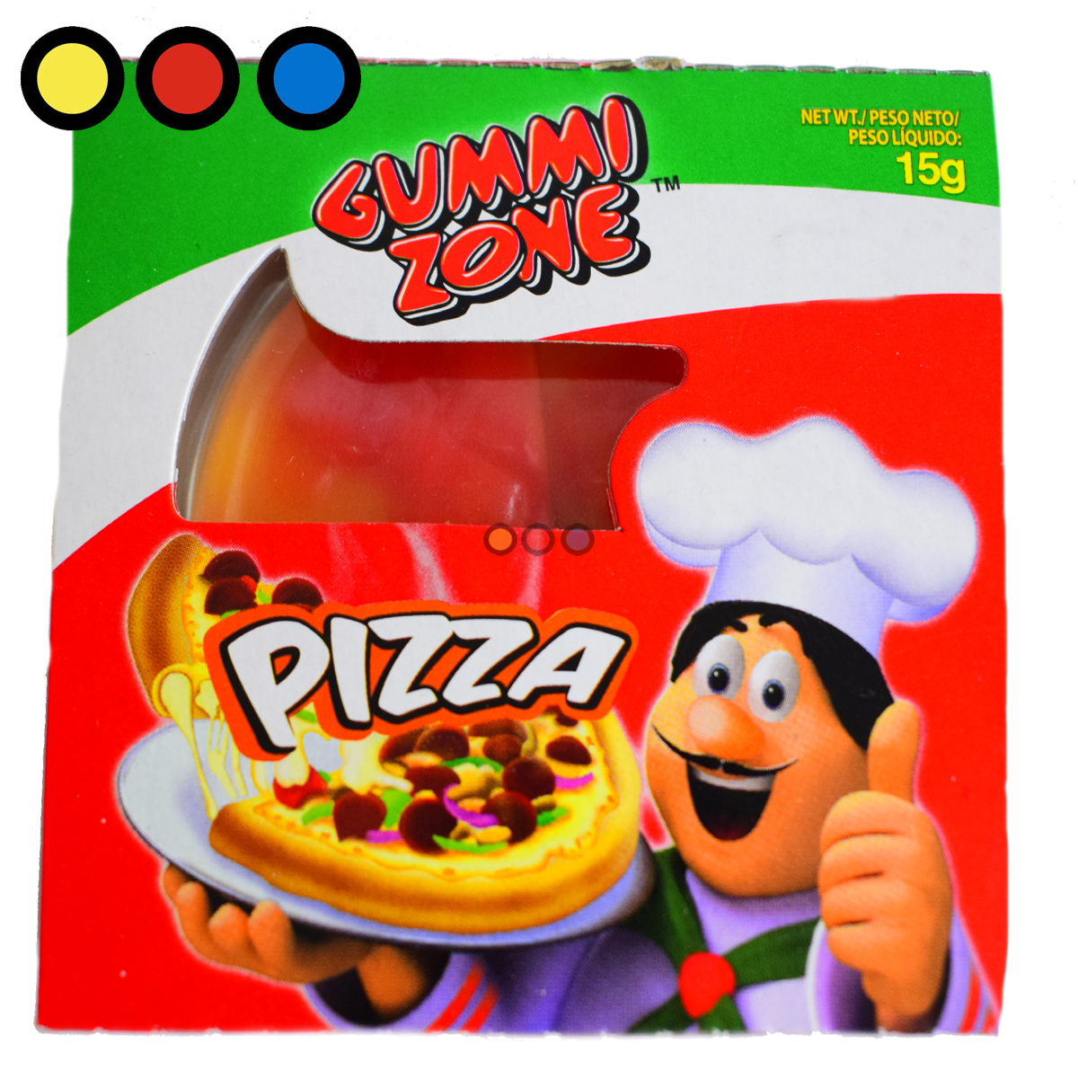 Gomitas Gummi Zone pizza x 24u - Imagen 3