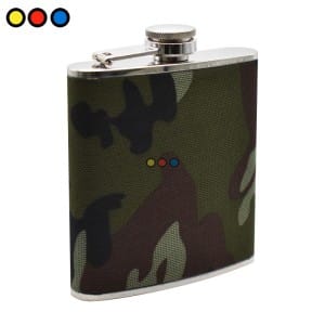 Petaca camuflaje 180ml