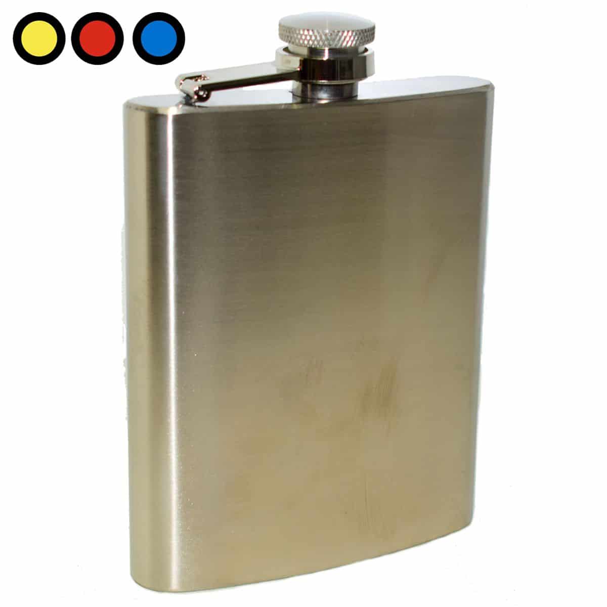 petaca metalica mate 210ml precios