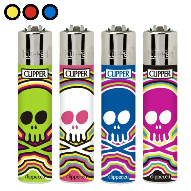 clipper encendedor candy skull
