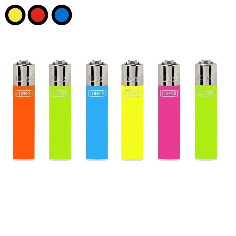 encendedor clipper maxi solid 6u