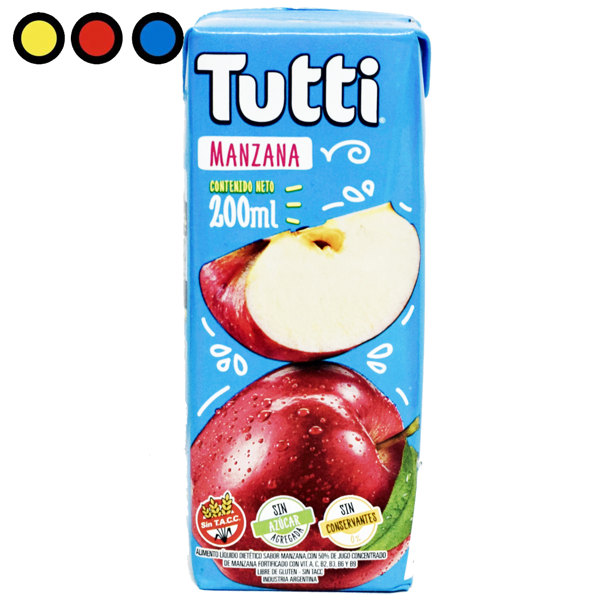jugo tutti manzana