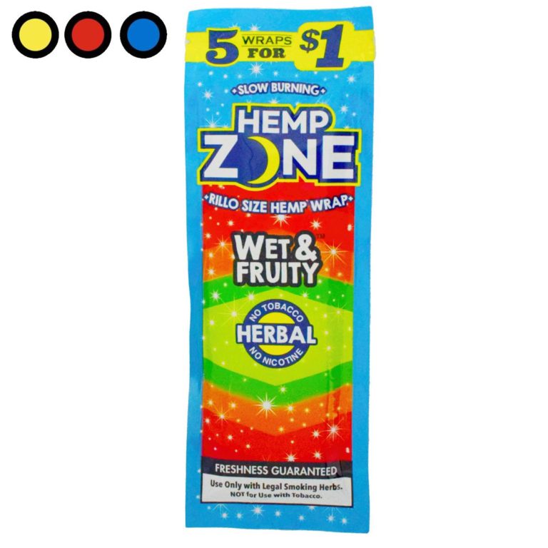 blunt hemp zone wet and fruity precios