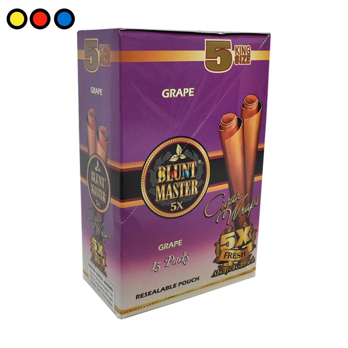 Blunt Master grape pre-rolled x 5 - Imagen 4