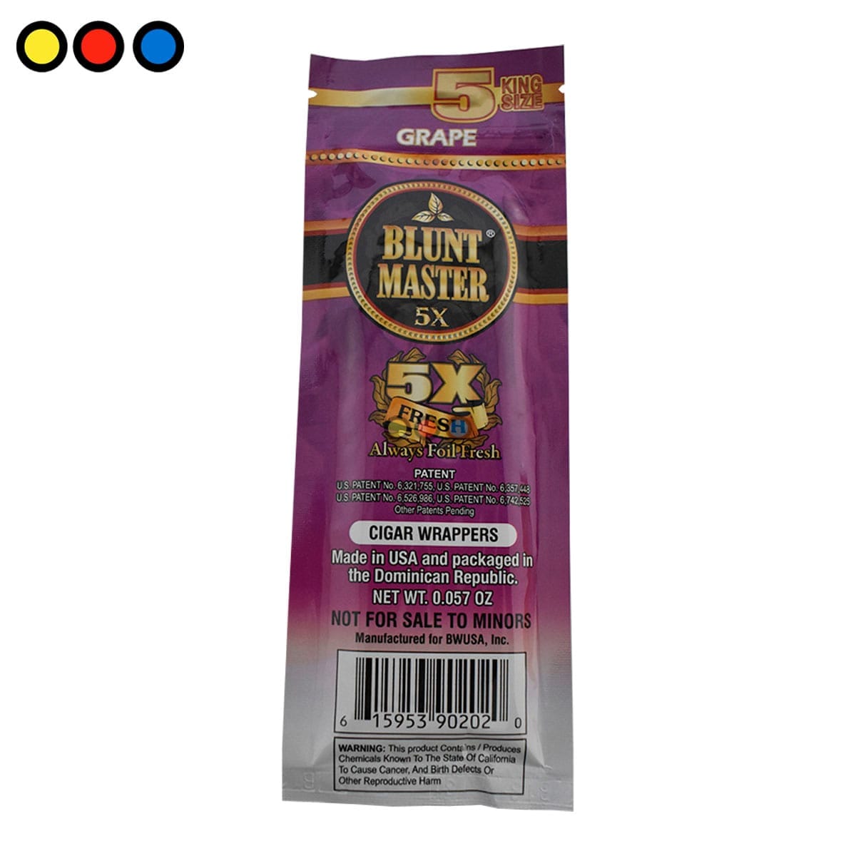 Blunt Master grape pre-rolled x 5 - Imagen 5