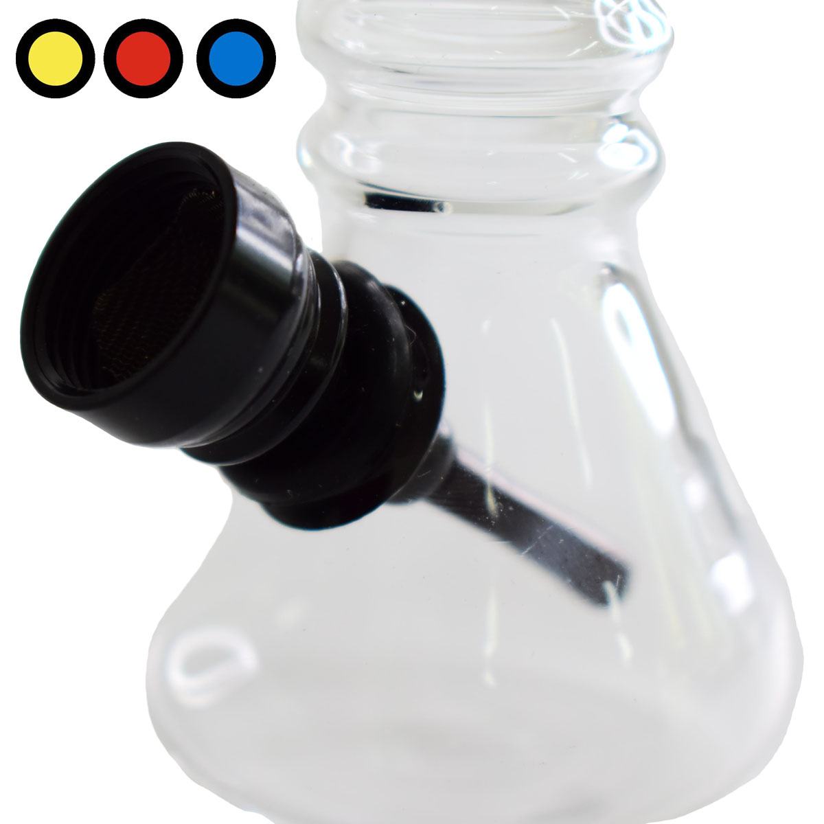 Bong de vidrio Pyrex mini 12cm - Imagen 2