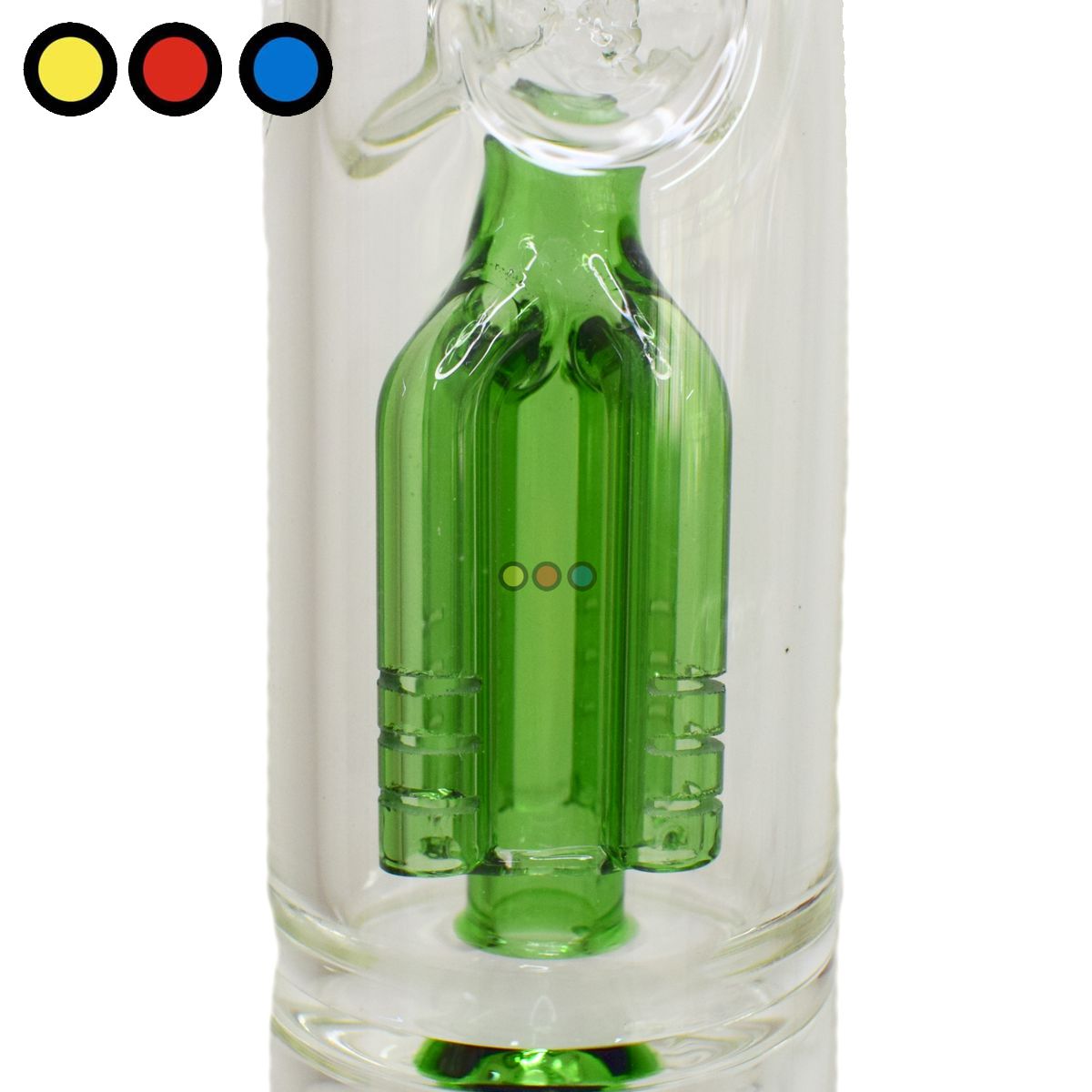 Bong de vidrio Pyrex 35cm precolador y atrapahielo - Imagen 3