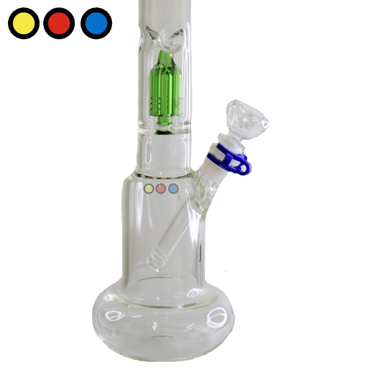 Bong de vidrio Pyrex 35cm precolador y atrapahielo - Imagen 4