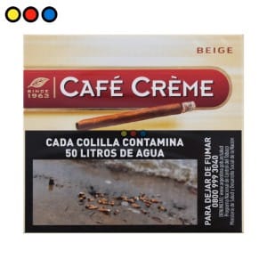Cigarros Cafe Creme Beige Vainilla x10u