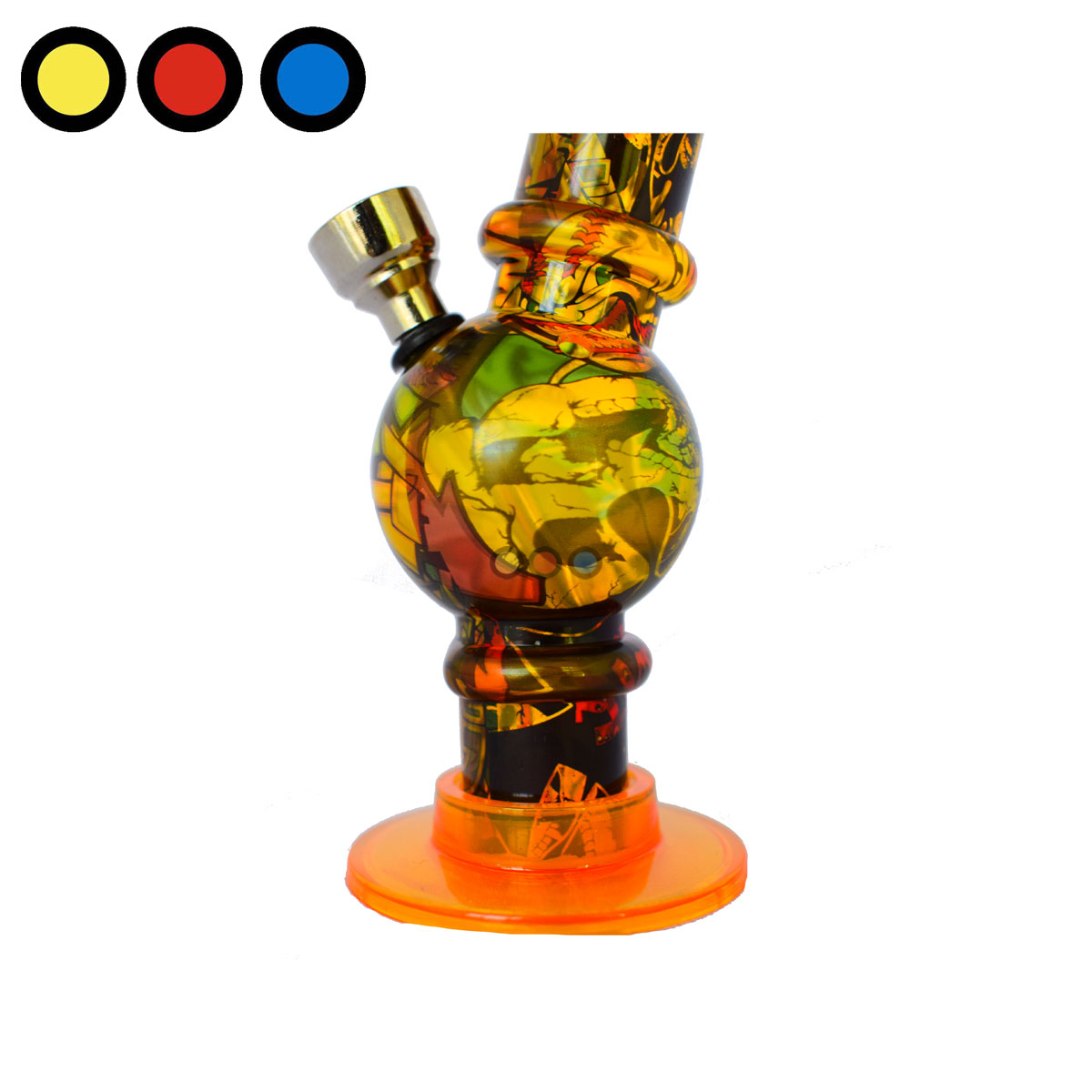 Bong plástico Diseños 15cm - Imagen 2