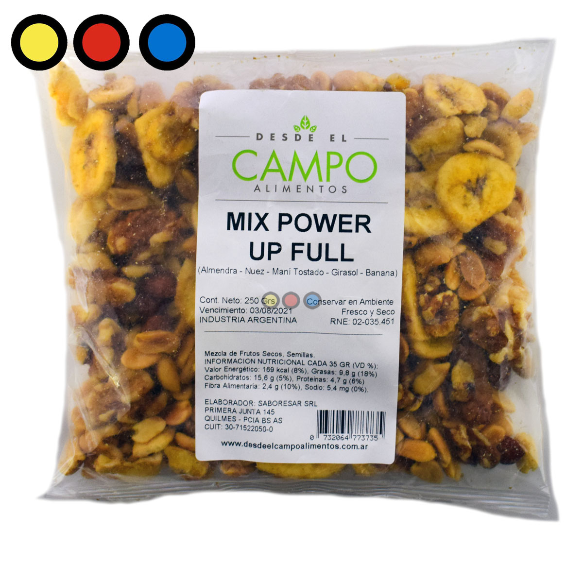 mix frutos secos power up full precios por mayor