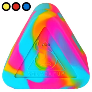 recipiente triangular silicona squadafum distribuidor