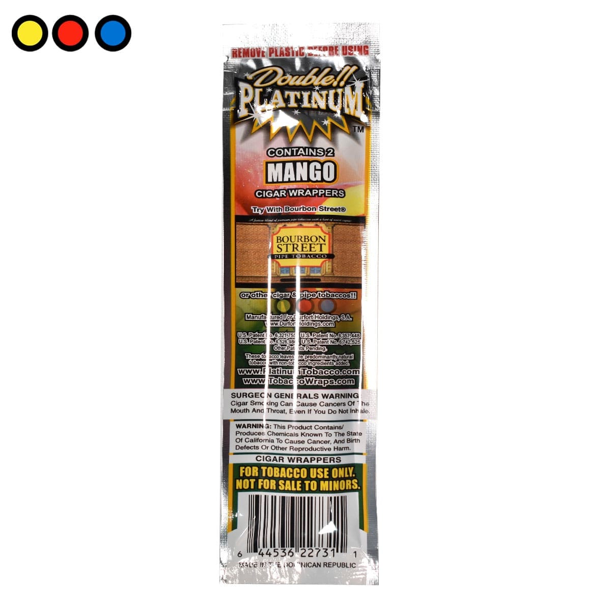 Blunt Wrap Double Platinum Mango - Imagen 3