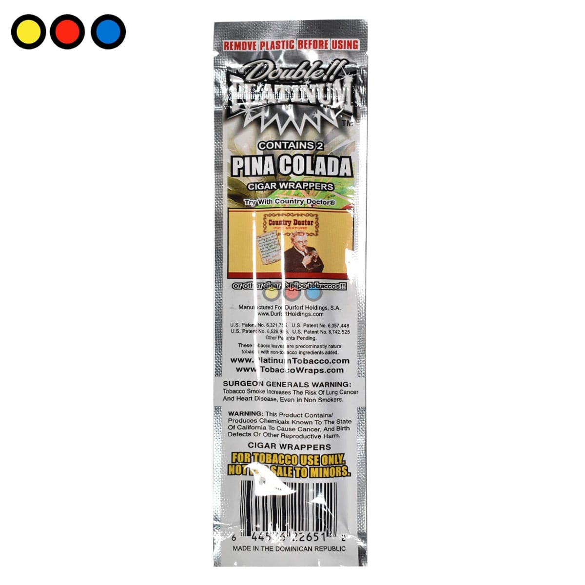 Blunt Wrap Double Platinum Piña Colada - Imagen 3