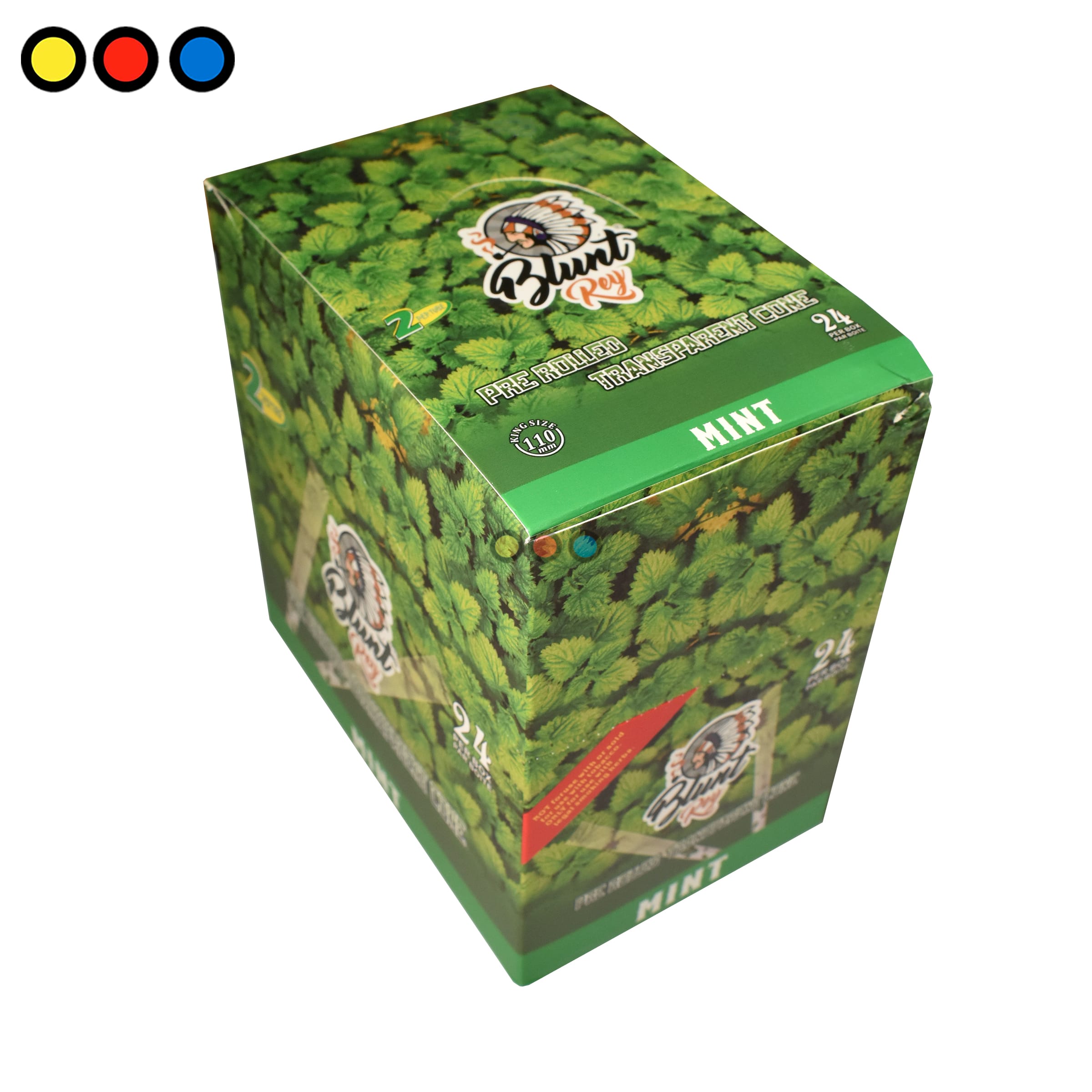 Conos Blunt Rey Celulosa Mint 110mm - Imagen 5