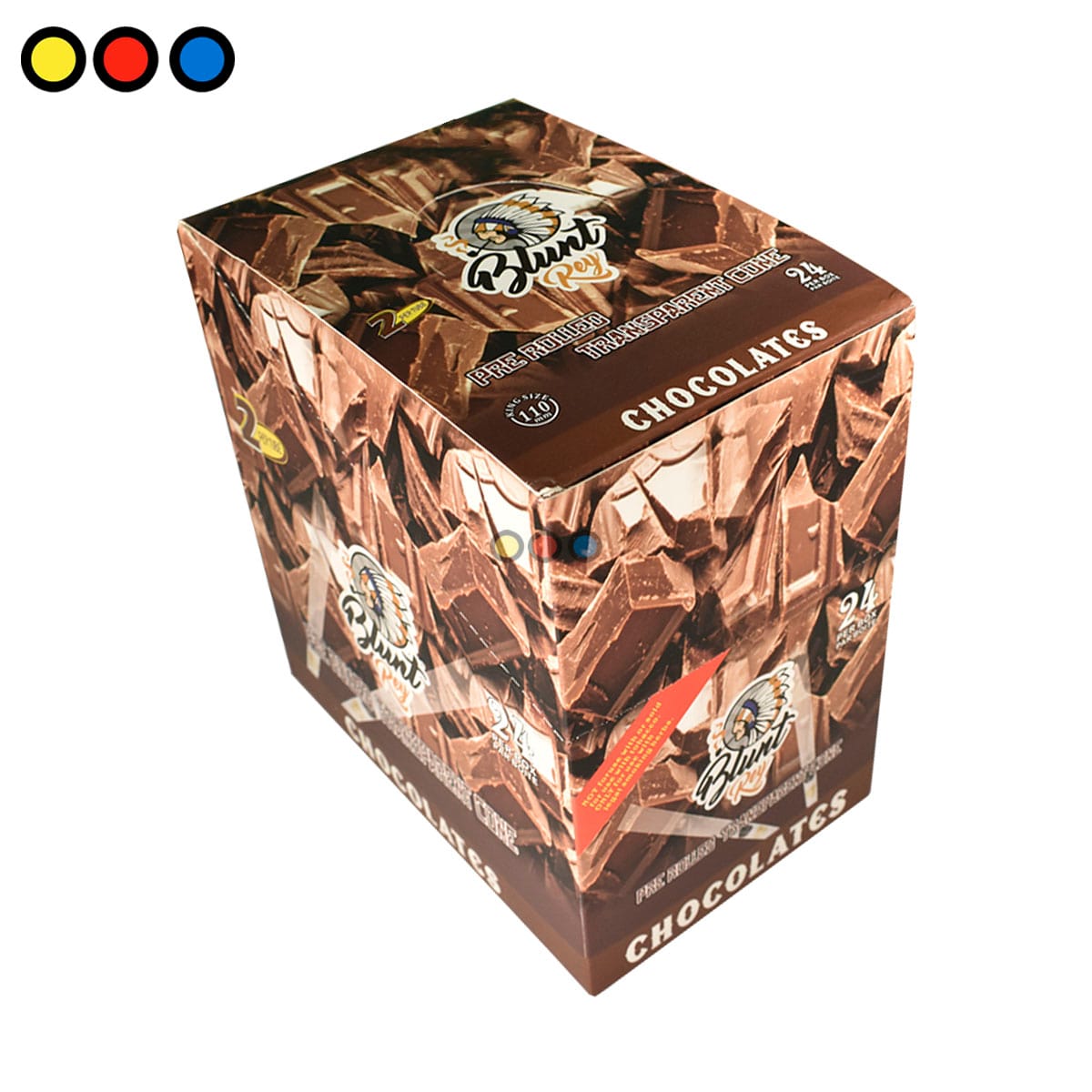 Cono Blunt Rey Celulosa Chocolate 78mm - Imagen 3