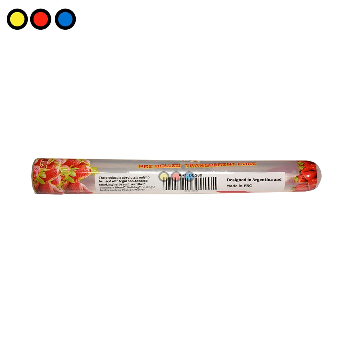 Conos Blunt Rey Celulosa Strawberry 78mm - Imagen 4