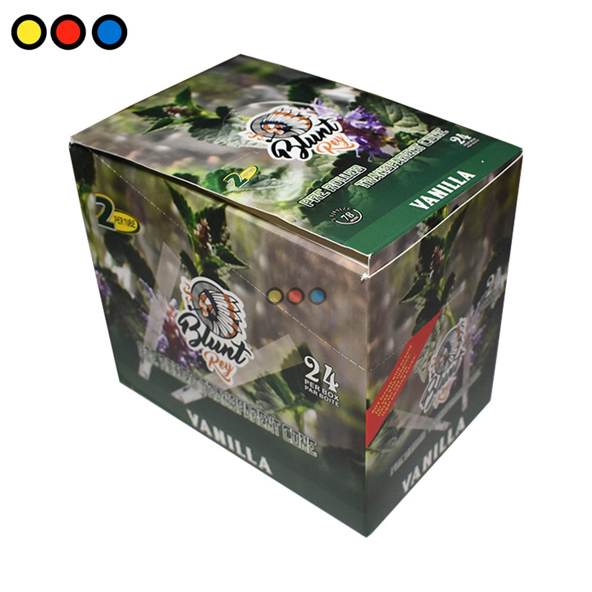 Conos Blunt Rey Celulosa Vanilla 78mm - Imagen 5