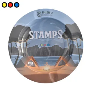 Cenicero Stamps de Metal 14cm