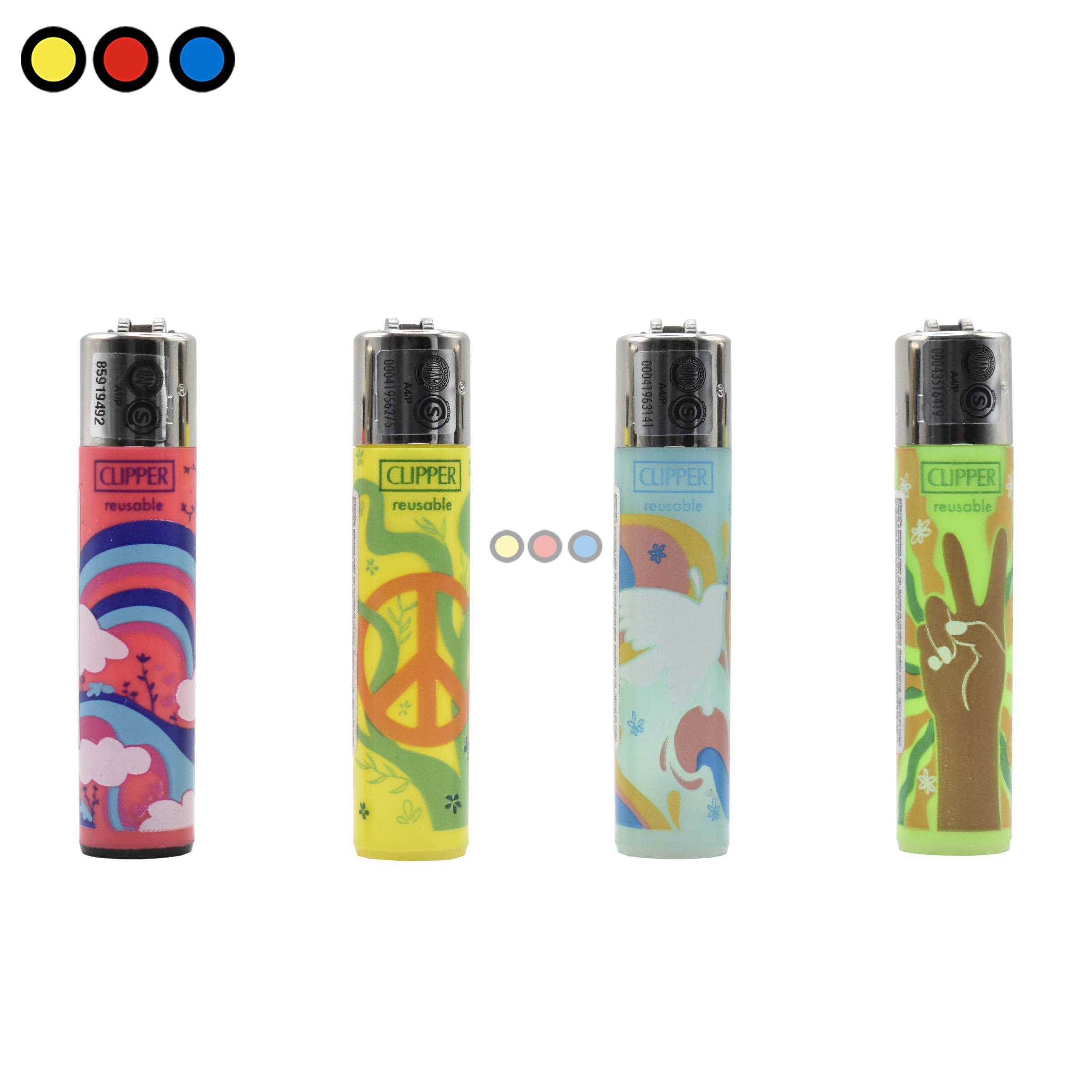 Encendedor Clipper Hippie Peace