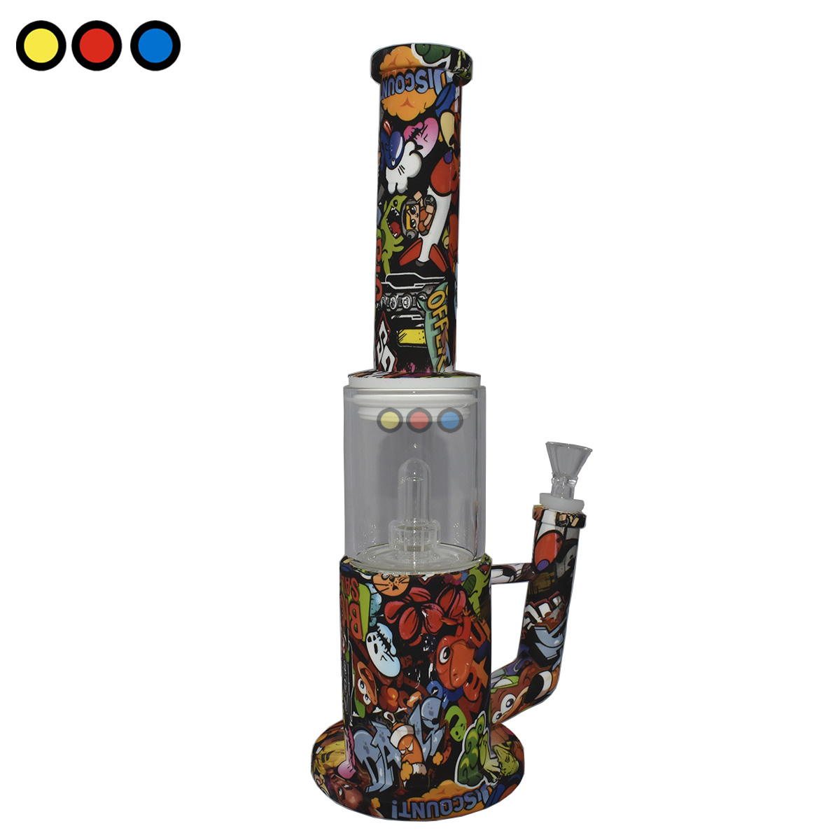 Bong Silicona Graffiti 33cm