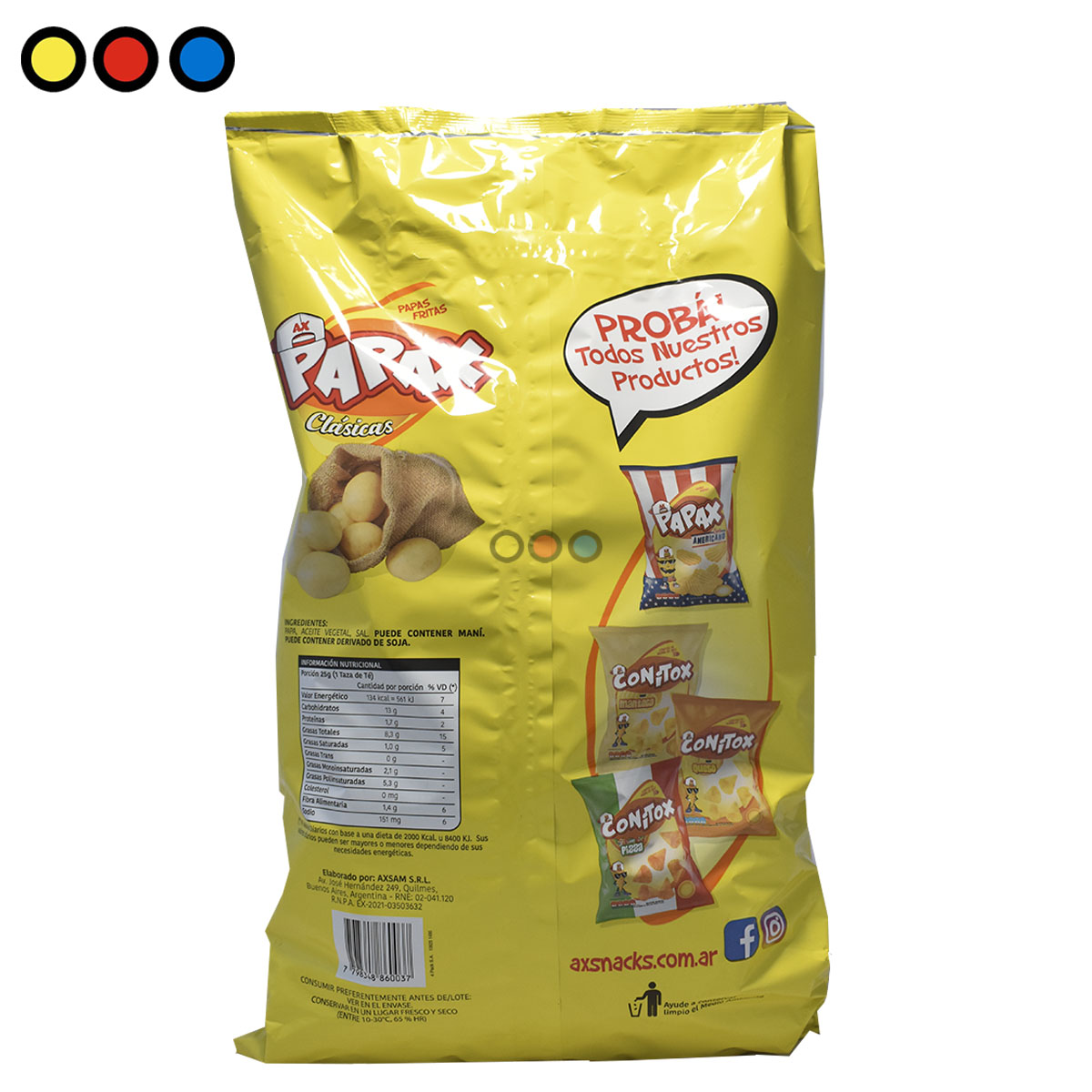 Snacks Papax Clasicas 600g - Imagen 2