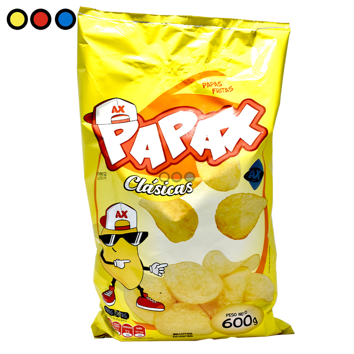 Snacks Papax Clasicas 600g