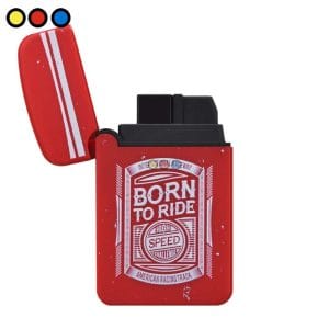 Encendedor Catalítico Zengaz Motos Born To Ride Rojo