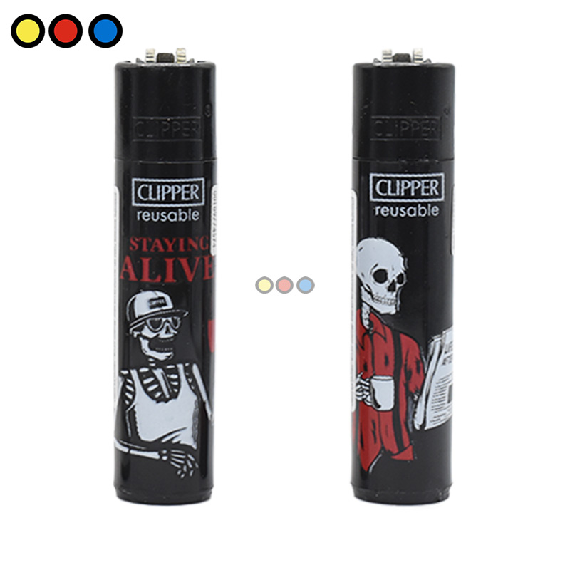 Encendedor Clipper Coffee Skulls - Imagen 5