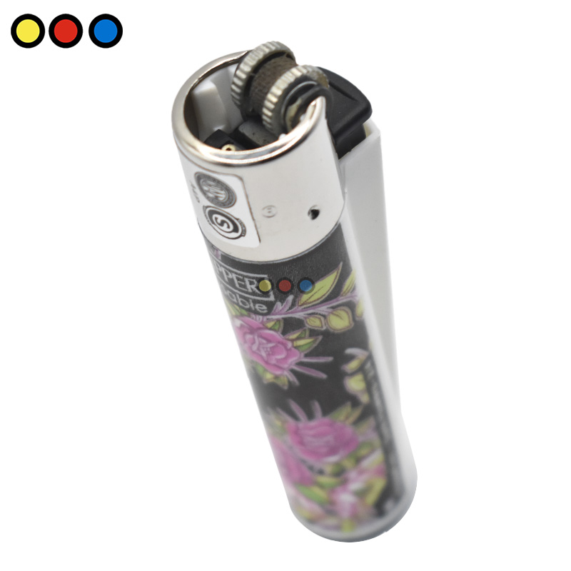 Encendedor Clipper Dark Flowers - Imagen 3