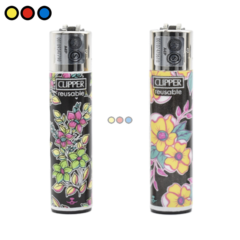 Encendedor Clipper Dark Flowers - Imagen 4