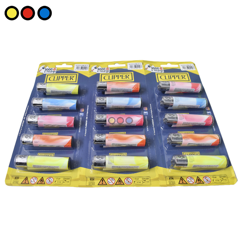 Encendedor Clipper Fluo Nébula - Imagen 2