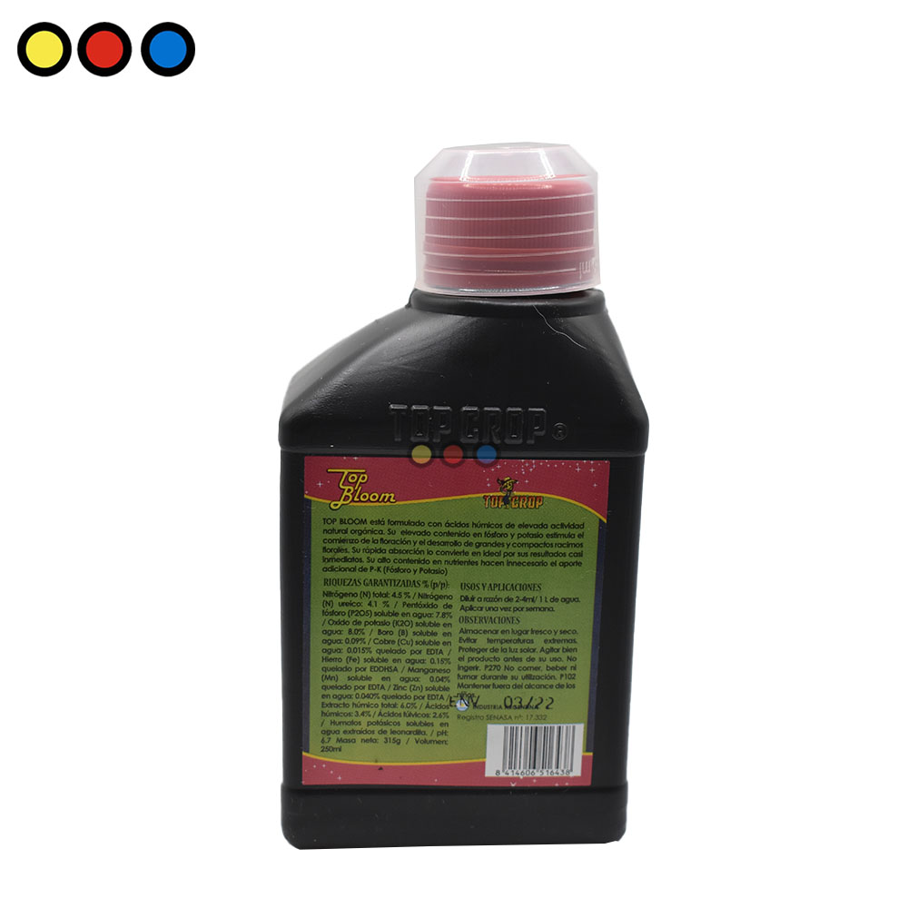 Fertilizante Top Crop Top Bloom 250ml - Imagen 2