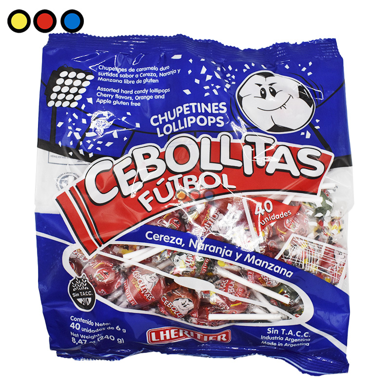 Chupetines Cebollitas Lheritier x240gr