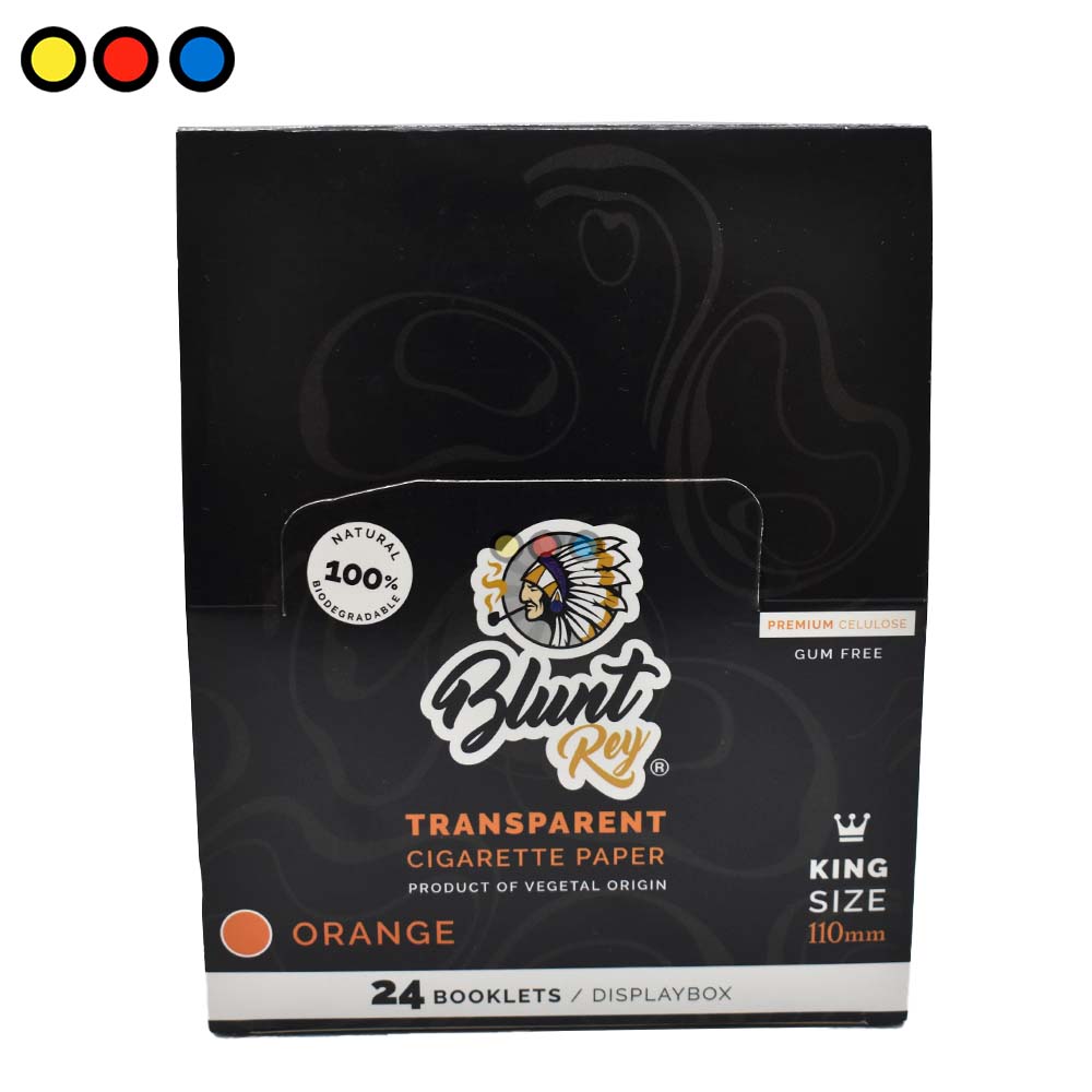 Papel Blunt Rey Celulosa Naranja 110mm - Imagen 5