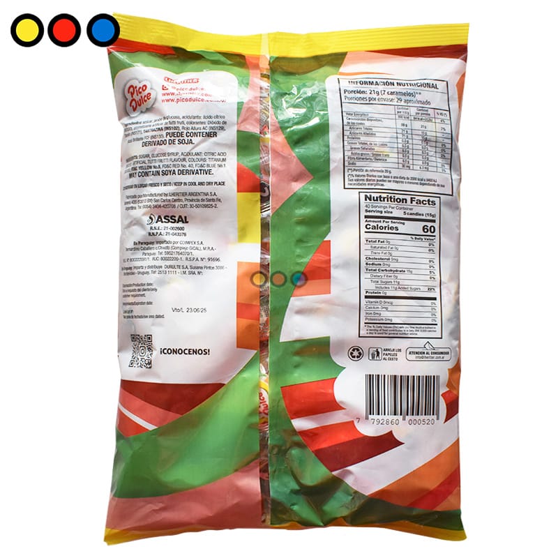 Caramelo Duro Pico Dulce Lheritier 600gr. - Imagen 3