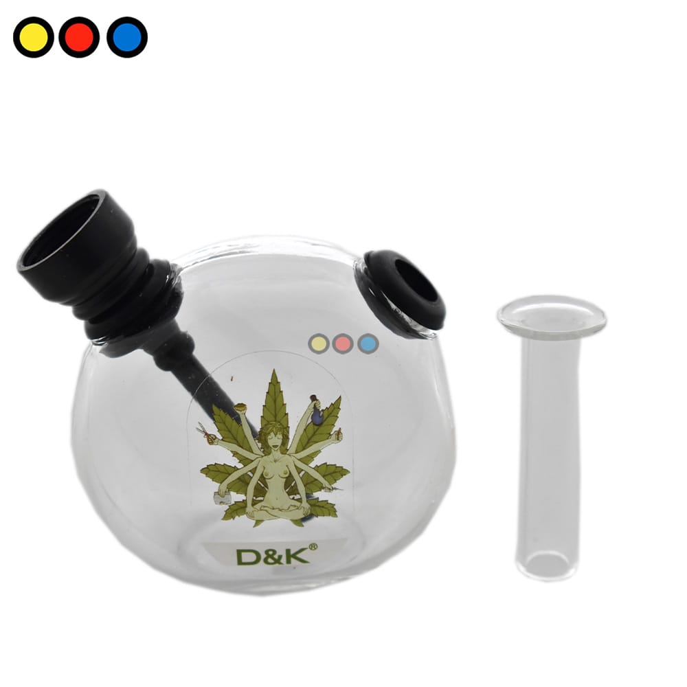 Pipa de Vidrio Bong Portatil Mini - Imagen 2