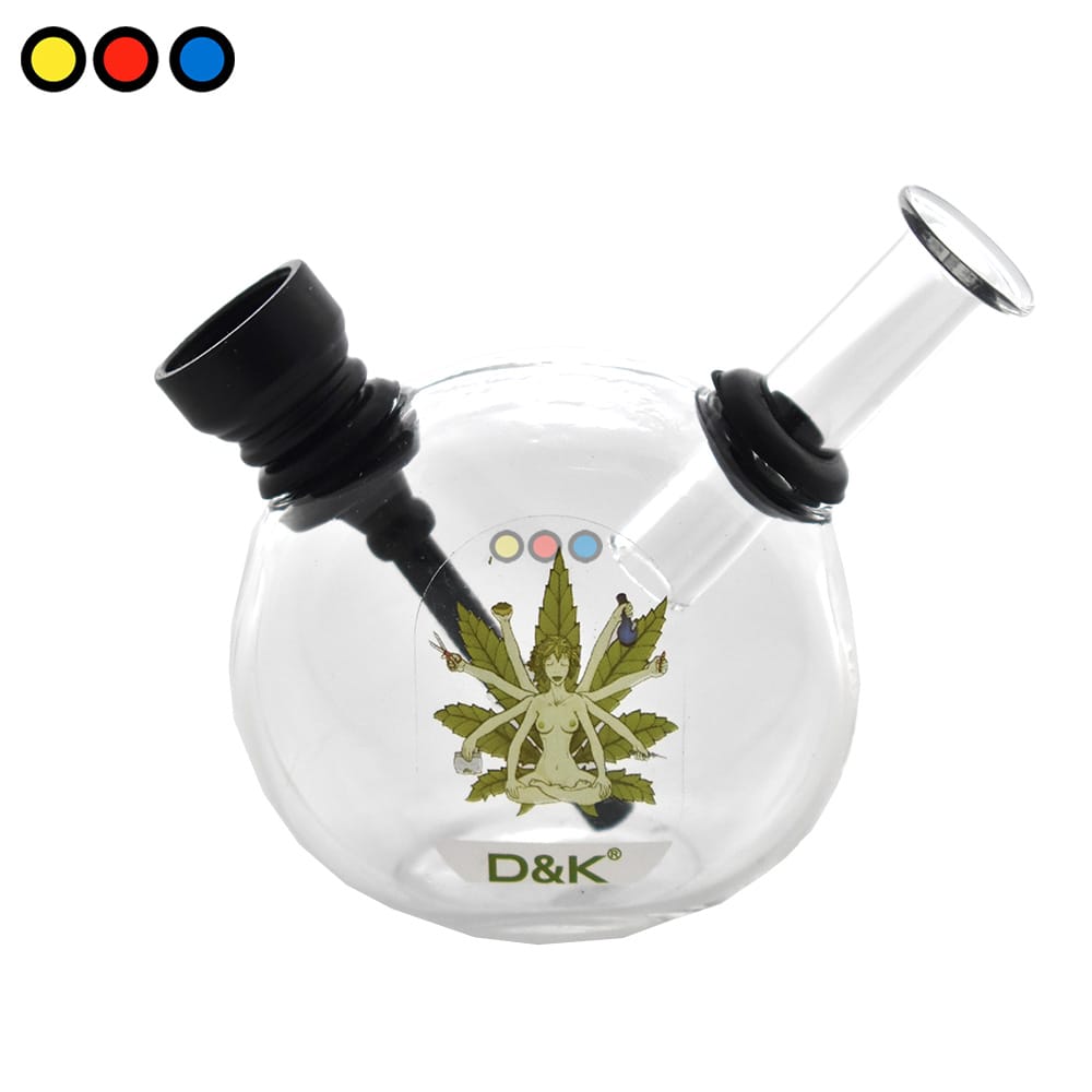 Pipa de Vidrio Bong Portatil Mini