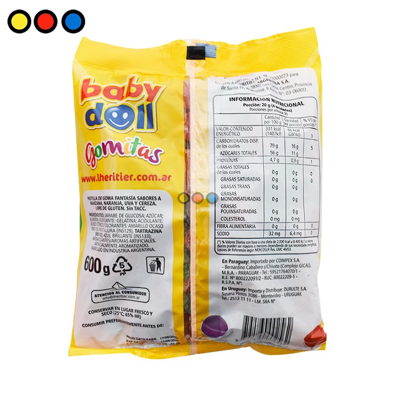 Gomitas Baby Doll x600gr - Imagen 4