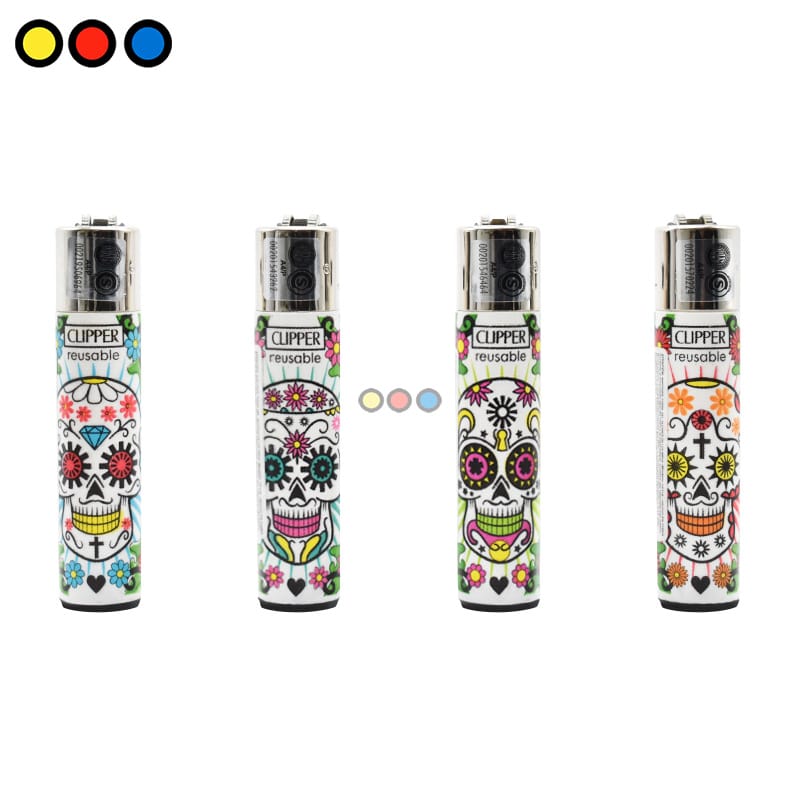Encendedor Clipper Mexican Skulls