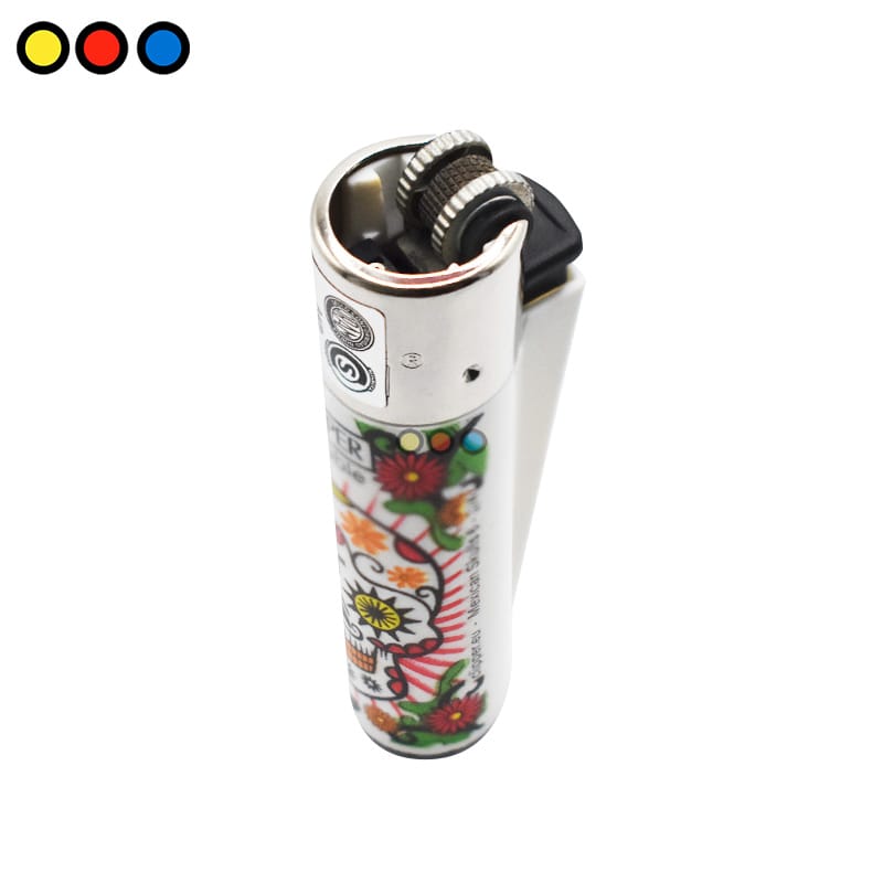 Encendedor Clipper Mexican Skulls - Imagen 2