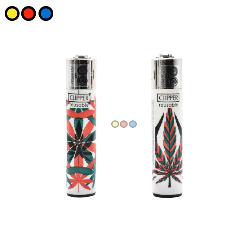 Encendedor Clipper Neon Leaves - Imagen 4