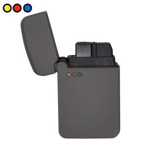 Encendedor Catalitico Zengaz Engomado Liso Gris