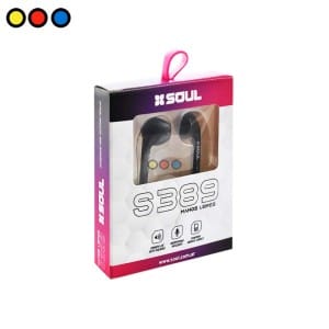 Auriculares USB-C Soul S389 Negro