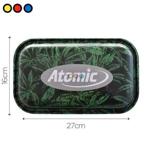 Bandeja de Metal Atomic Chala con Tapa 27cmx16cm
