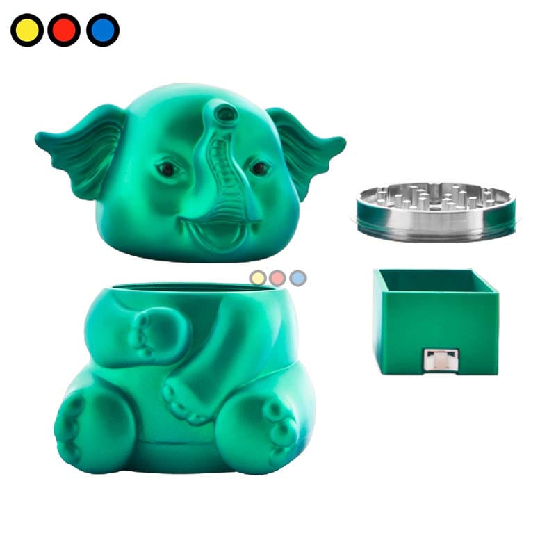 Picador Metal 60mm 4 Partes Atomic Elefante Verde - Imagen 3